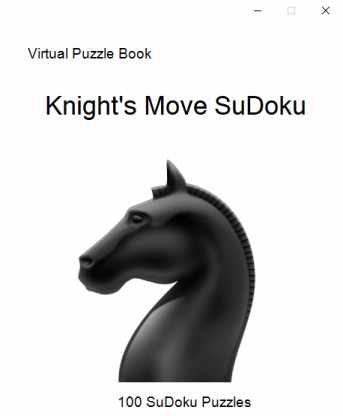 Knight's Move SuDoku